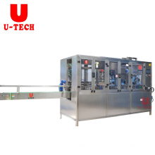 2021 U TECH Linear Type Automatic 5L 7L 10L Bottle Washing Bottling Capping Processing Plant Linear Water Filling Machine Price